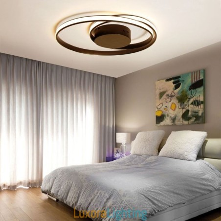 Designer Touch Decorative Modern Ceiling Lights Double Round Lamps