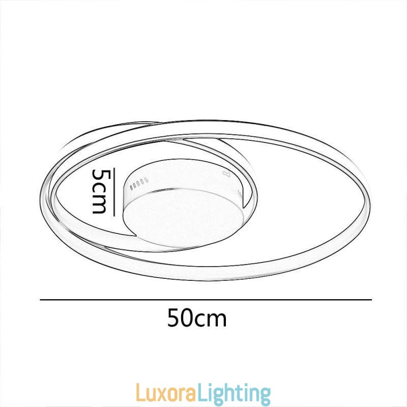 Designer Touch Decorative Modern Ceiling Lights Double Round Lamps