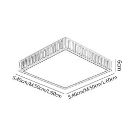 Designer Touch Decorative Japanese Ceiling Lamp Square Wood Ceiling Lamp