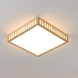 Designer Touch Decorative Japanese Ceiling Lamp Square Wood Ceiling Lamp