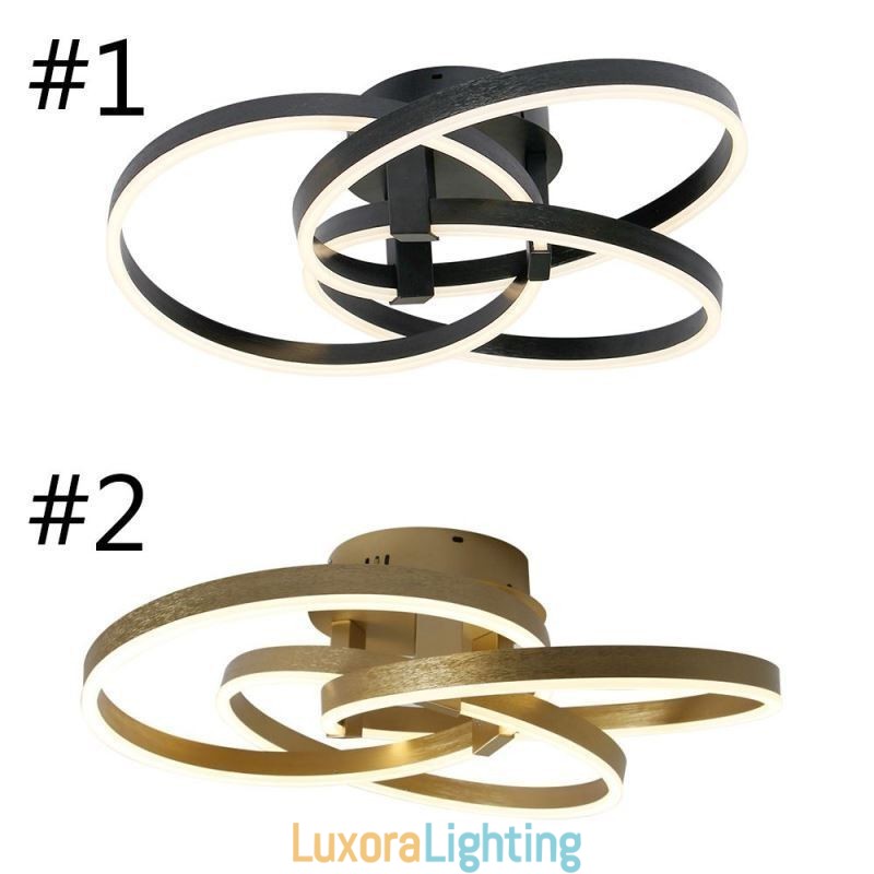 Designer Touch Decorative Modern Ceiling Light 3 Ring Ceiling Lamp