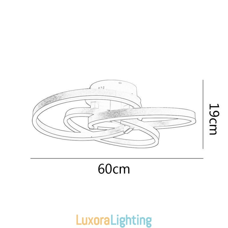 Designer Touch Decorative Modern Ceiling Light 3 Ring Ceiling Lamp