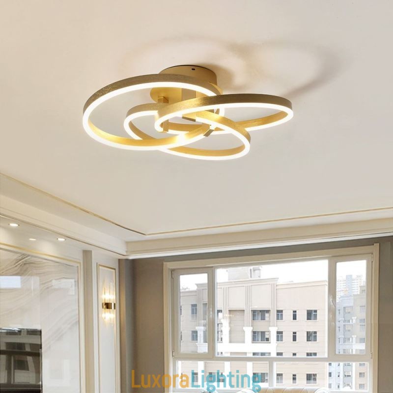 Designer Touch Decorative Modern Ceiling Light 3 Ring Ceiling Lamp