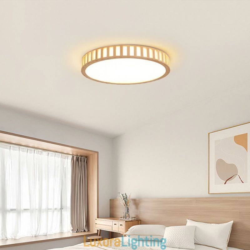 Designer Touch Decorative Japanese Lamp Wooden Ceiling Lighting