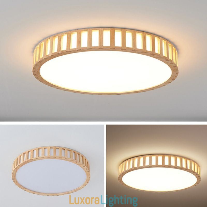 Designer Touch Decorative Japanese Lamp Wooden Ceiling Lighting