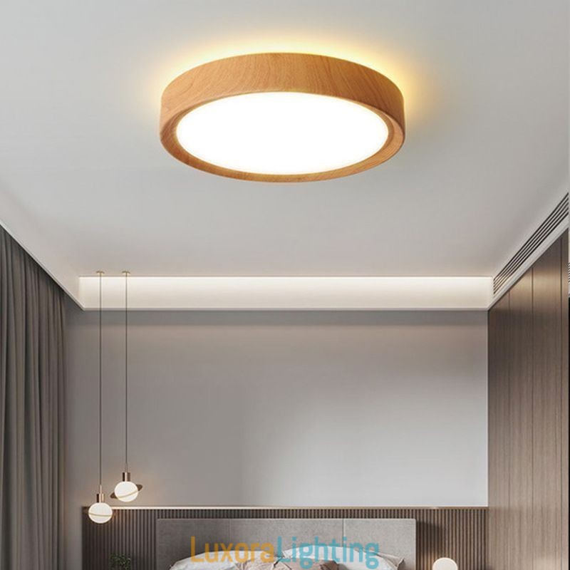 Designer Touch Decorative Wooden Ceiling Lights Japanese Ceiling Lamp