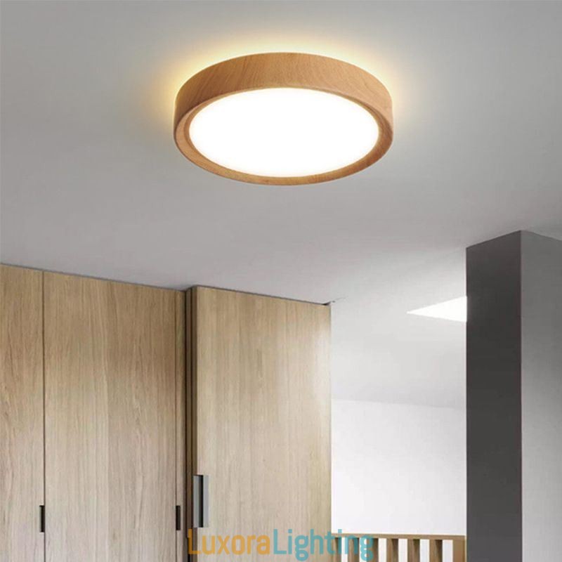 Designer Touch Decorative Wooden Ceiling Lights Japanese Ceiling Lamp