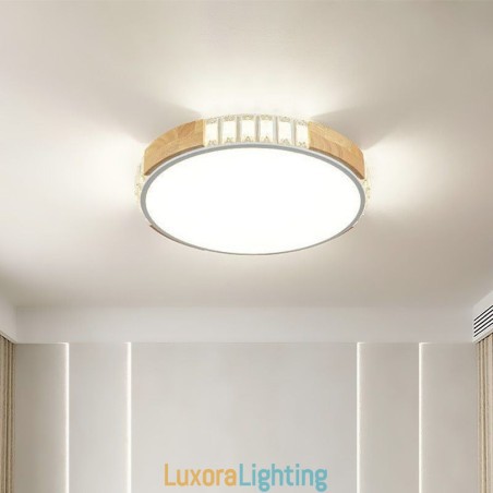 Designer Touch Decorative Japanese Ceiling Light Minimalist Flush Mount Lighting Fixture