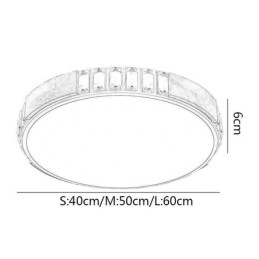 Designer Touch Decorative Japanese Ceiling Light Minimalist Flush Mount Lighting Fixture