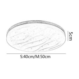 Designer Touch Decorative Japanese Wood Ceiling Light Acrylic Round Corrugated Ceiling Lamp