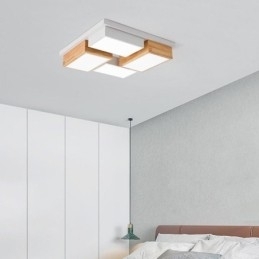 Designer Touch Decorative Modern Ceiling Light Geometric Wood Ceiling Lamp