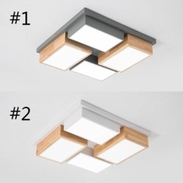 Designer Touch Decorative Modern Ceiling Light Geometric Wood Ceiling Lamp