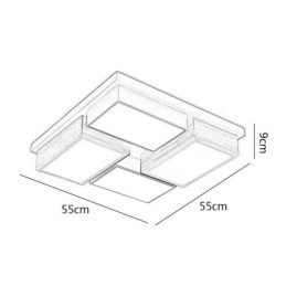 Designer Touch Decorative Modern Ceiling Light Geometric Wood Ceiling Lamp