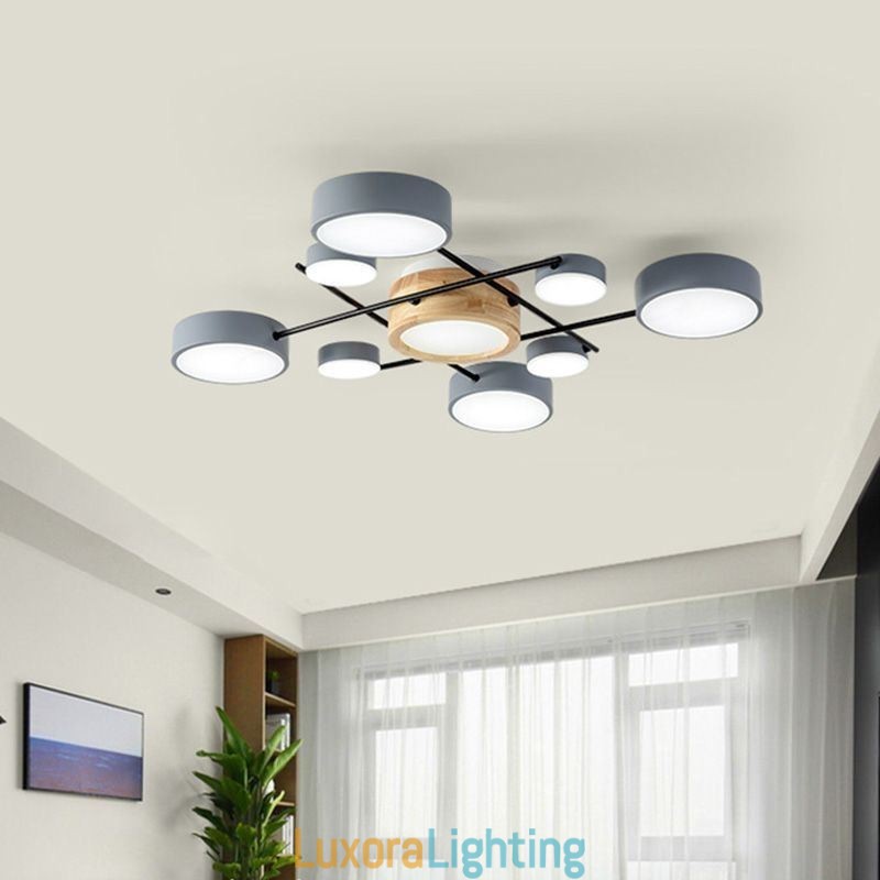 Designer Touch Decorative Modern Ceiling Light Splicing Quadrilateral Ceiling Lamp