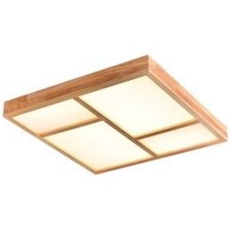Designer Touch Decorative Japanese Acrylic Ceiling Light Geometric Wood Ceiling Lamp