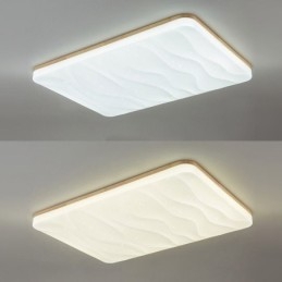 Designer Touch Decorative Japanese Acrylic Ceiling Light Rectangular Corrugated Ceiling Lamp