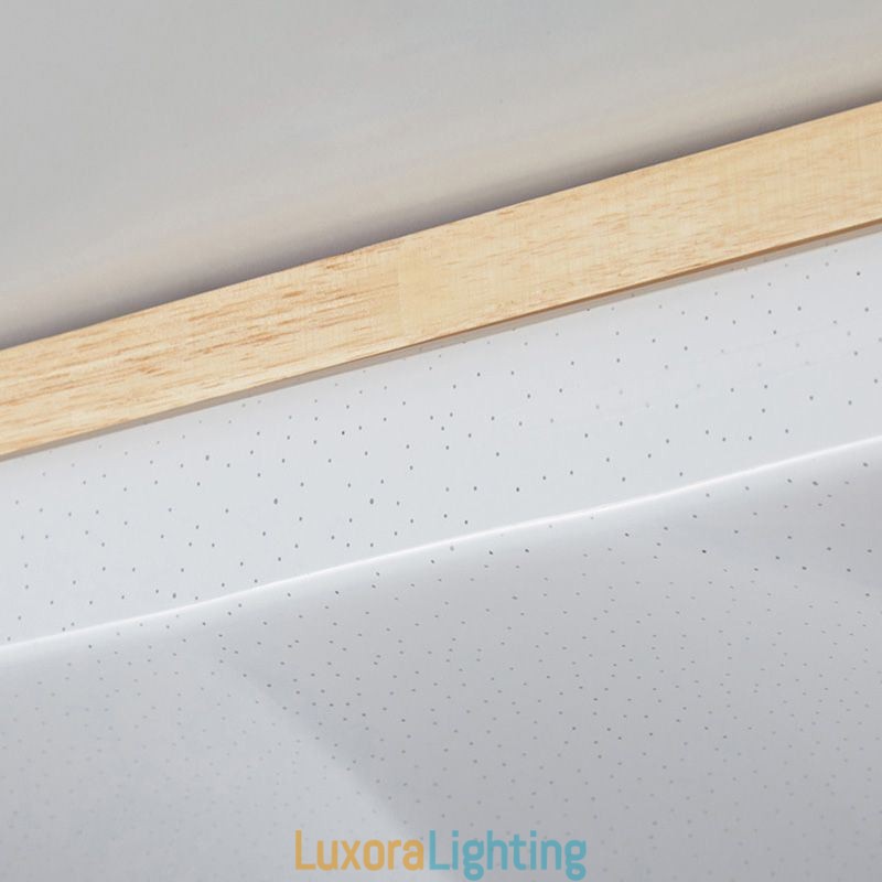 Designer Touch Decorative Japanese Acrylic Ceiling Light Rectangular Corrugated Ceiling Lamp