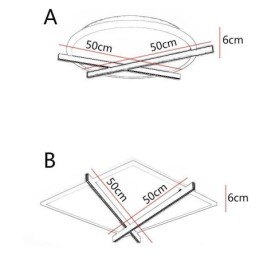 Designer Touch Decorative Nordic Ceiling Light Art Clock Design Ceiling Lamp