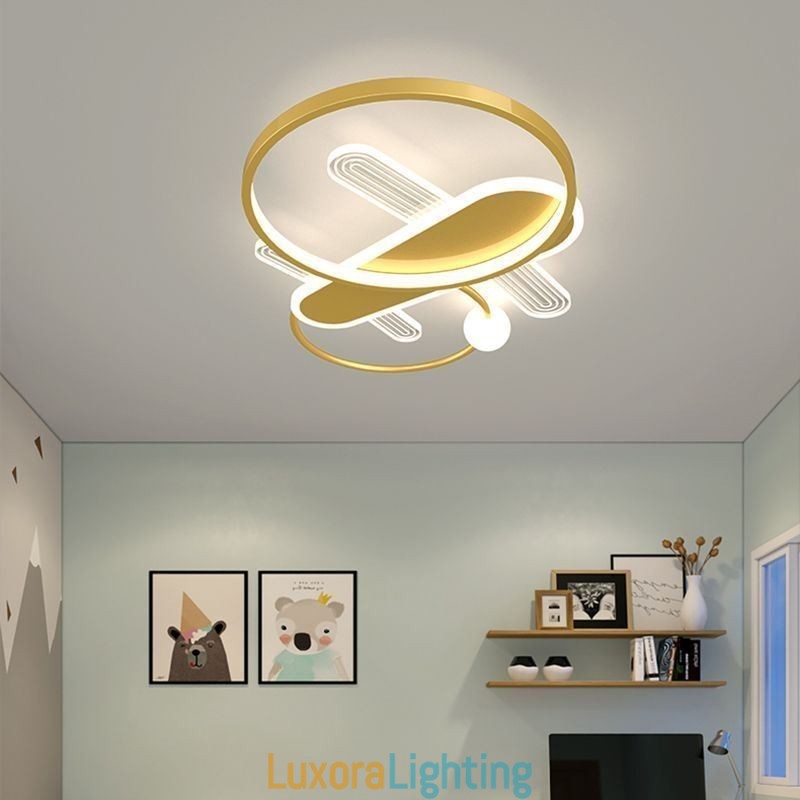 Designer Touch Decorative Ceiling Lamp Cartoon Plane Ceiling Light