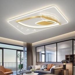 Designer Touch Decorative Luxury Ceiling Lamp Creative Leaf Design Ceiling Light