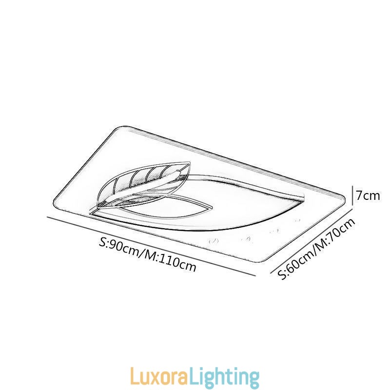 Designer Touch Decorative Luxury Ceiling Lamp Creative Leaf Design Ceiling Light