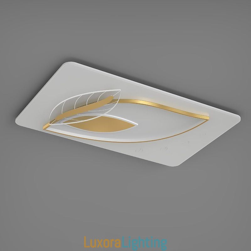 Designer Touch Decorative Luxury Ceiling Lamp Creative Leaf Design Ceiling Light