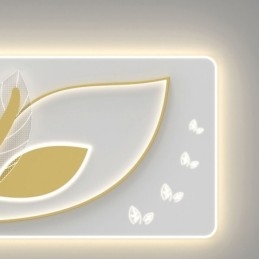 Designer Touch Decorative Luxury Ceiling Lamp Creative Leaf Design Ceiling Light