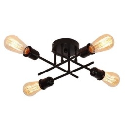 Designer Touch Decorative Flush Mount Ceiling Light Fixture 4 Light Socket