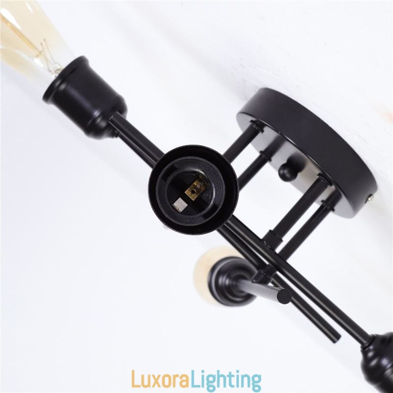 Designer Touch Decorative Flush Mount Ceiling Light Fixture 4 Light Socket