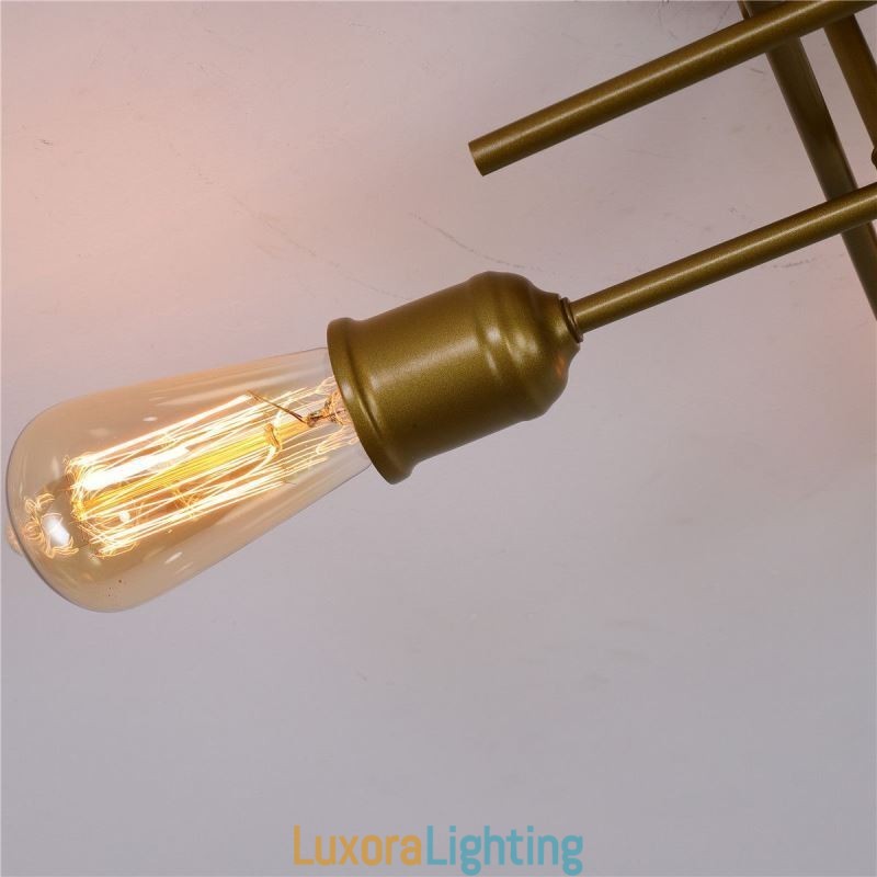 Designer Touch Decorative Flush Mount Ceiling Light Fixture 4 Light Socket