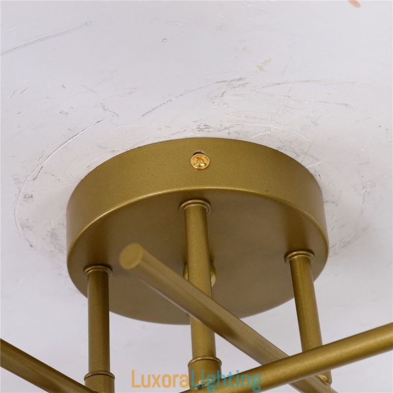 Designer Touch Decorative Flush Mount Ceiling Light Fixture 4 Light Socket