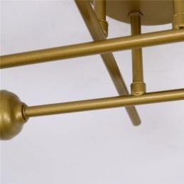 Designer Touch Decorative Flush Mount Ceiling Light Fixture 4 Light Socket