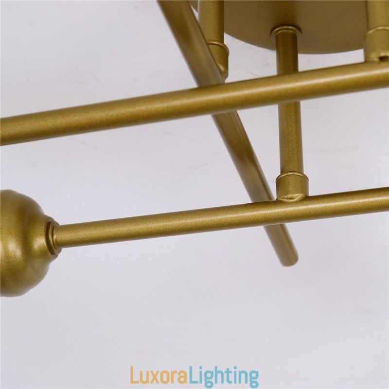 Designer Touch Decorative Flush Mount Ceiling Light Fixture 4 Light Socket