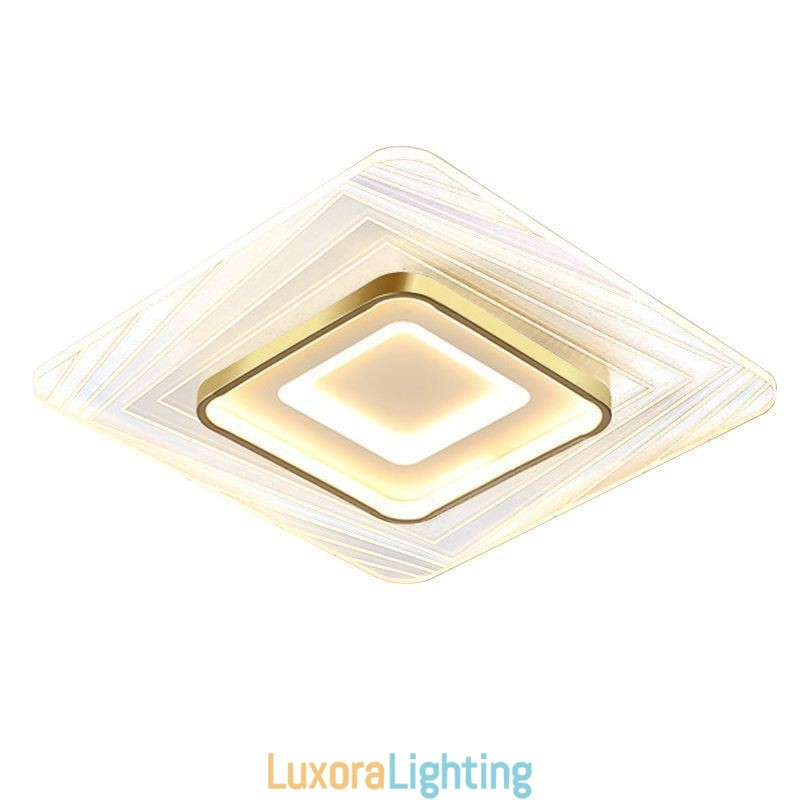 Designer Touch Decorative Ceiling Light Flush Mount Square Ceiling Lamp