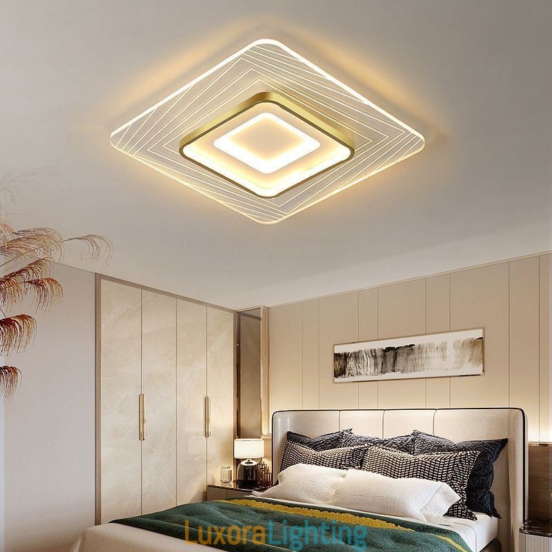 Designer Touch Decorative Ceiling Light Flush Mount Square Ceiling Lamp