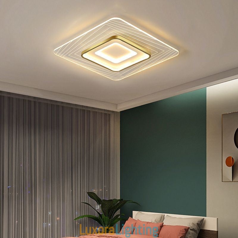 Designer Touch Decorative Ceiling Light Flush Mount Square Ceiling Lamp