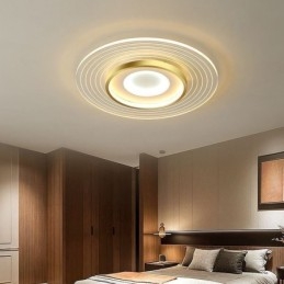 Designer Touch Decorative Ceiling Light Modern Flush Mount Lighting Fixture Round