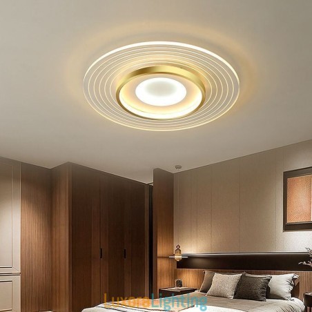 Designer Touch Decorative Ceiling Light Modern Flush Mount Lighting Fixture Round