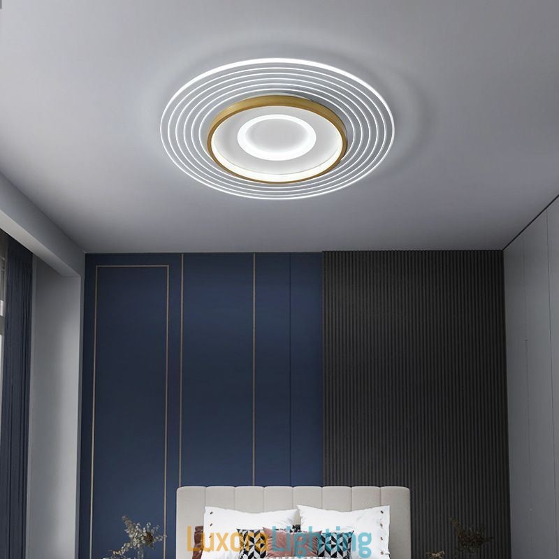Designer Touch Decorative Ceiling Light Modern Flush Mount Lighting Fixture Round