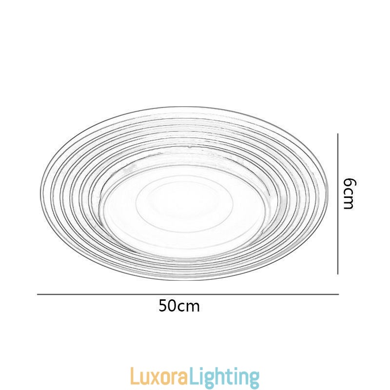 Designer Touch Decorative Ceiling Light Modern Flush Mount Lighting Fixture Round