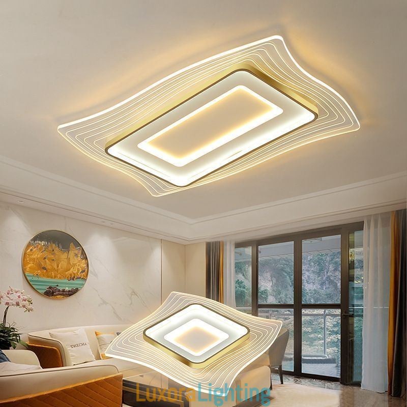 Designer Touch Decorative Modern Ceiling Light Flush Mount Square Shape Ceiling Light