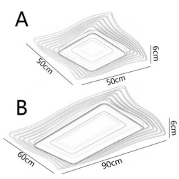 Designer Touch Decorative Modern Ceiling Light Flush Mount Square Shape Ceiling Light