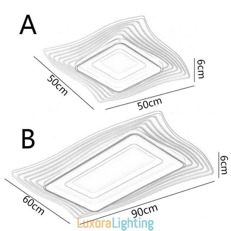 Designer Touch Decorative Modern Ceiling Light Flush Mount Square Shape Ceiling Light