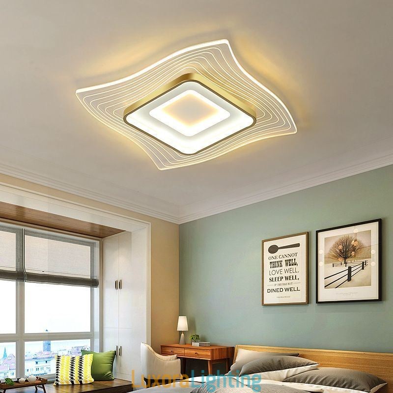 Designer Touch Decorative Modern Ceiling Light Flush Mount Square Shape Ceiling Light