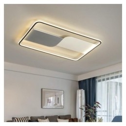 Designer Touch Decorative Modern Ceiling Lights Fixture Rectangular Flush Mount Ceiling Lamps 90*60cm