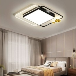 Designer Touch Decorative Nordic Ceiling Light Square Acrylic Flush Mount Ceiling Lighting Fixture