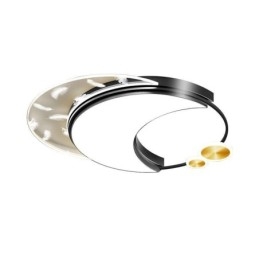 Designer Touch Decorative Flush Mount Modern Moon Shape Ceiling Light