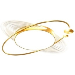 Designer Touch Decorative Modern Flush Mount Lighting Creative Planet Ceiling Light Fixture