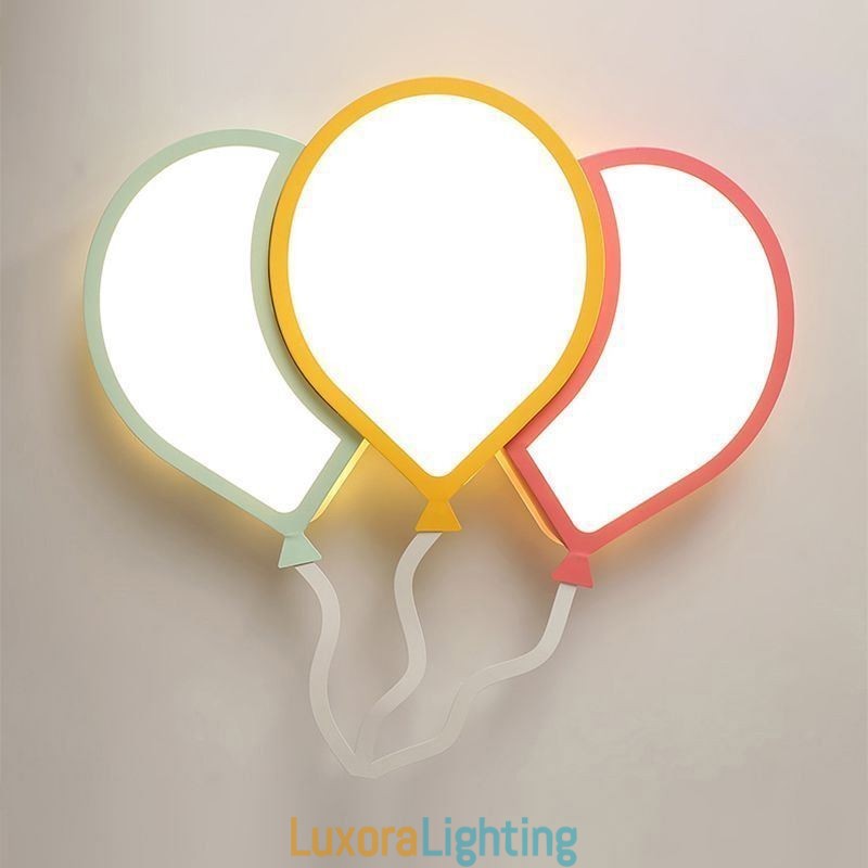 Designer Touch Decorative Modern Flush Mount Ceiling Light Lovely Balloon Shade Ceiling Lamp