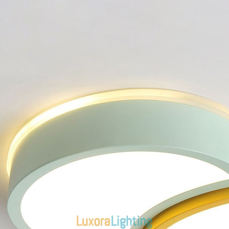 Designer Touch Decorative Modern Flush Mount Ceiling Light Lovely Balloon Shade Ceiling Lamp